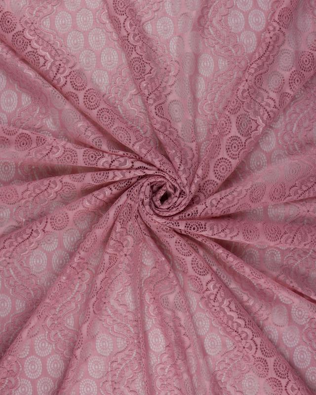 Dentelle Mila Rose Poudré - Tissushop
