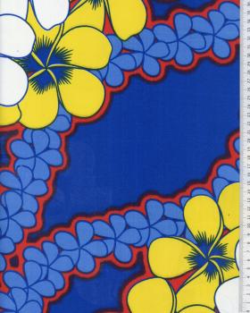 Polynesian Fabric KATAI Blue - Tissushop