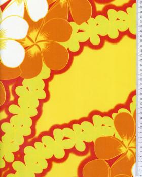 Polynesian Fabric KATAI Yellow - Tissushop