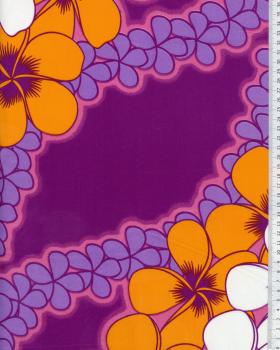 Polynesian Fabric KATAI Purple - Tissushop