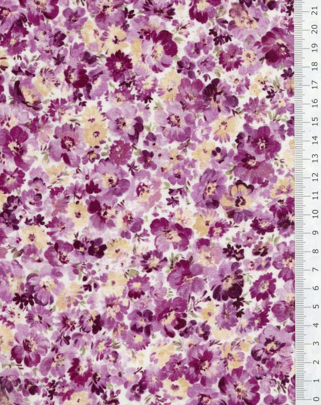 Viscose Fluide Nina Fuchsia - Tissushop