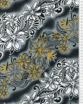 Polynesian Fabric KARI Grey - Tissushop