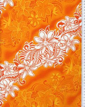 Polynesian Fabric KARI Orange - Tissushop