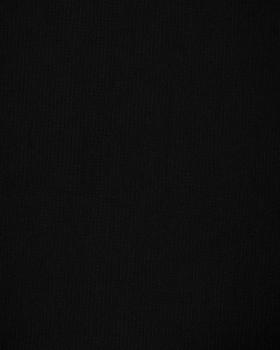 Tissu extensible gaufré uni Noir - Tissushop