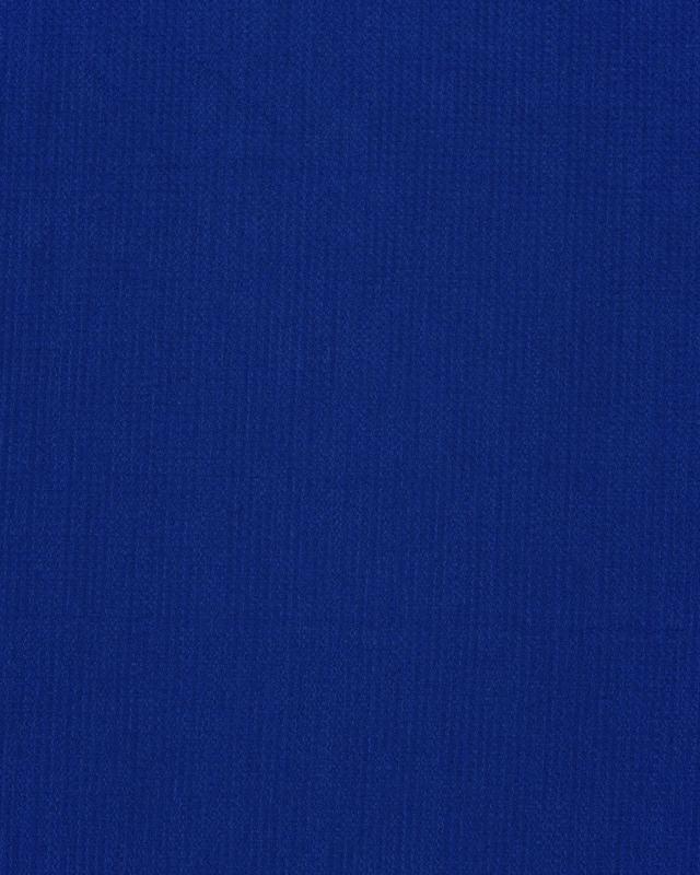 Plain waffle stretch fabric Royal Blue - Tissushop