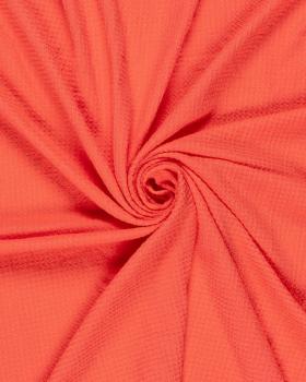 Tissu extensible gaufré uni Corail - Tissushop