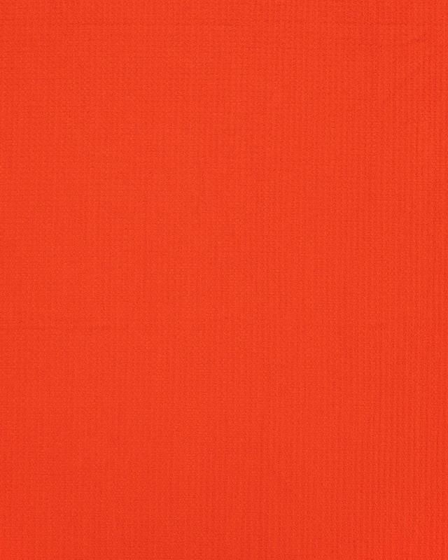 Plain waffle stretch fabric Orange - Tissushop