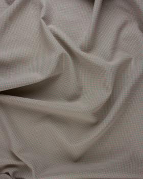 Popeline de Coton Vichy Seersucker Vert Amande - Tissushop