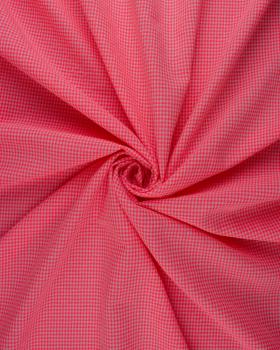 Seersucker Vichy Cotton Popeline Pink - Tissushop