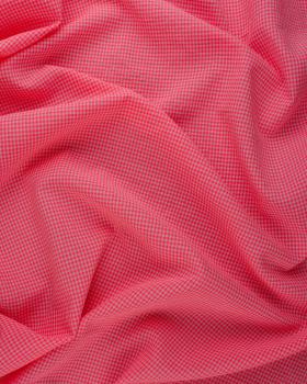 Seersucker Vichy Cotton Popeline Pink - Tissushop