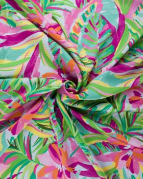 Fluid Ptinted Fabric Assia Green - Tissushop