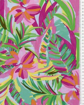 Fluid Ptinted Fabric Assia Green - Tissushop