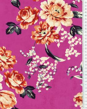 Bamboo Popelin Virginia Fuchsia - Tissushop