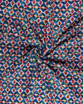 Viscose Fluide Inca Bleu - Tissushop