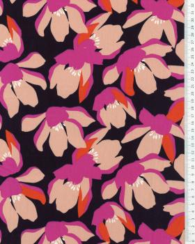 Satin de coton élasthane Lina Rose - Tissushop