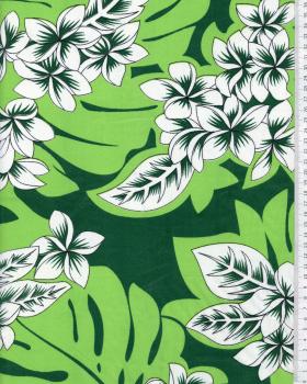 Polynesian Fabric KEAWE Green - Tissushop