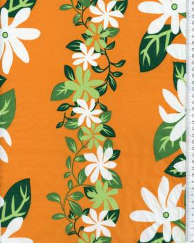 Tissu Polynésien KELA Orange - Tissushop