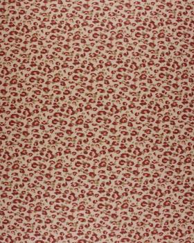 Coton enduit léopard Karli Beige - Tissushop