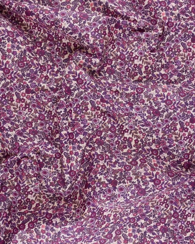 Coton enduit Barbara Violet - Tissushop