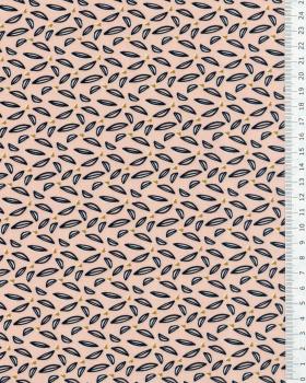 Hoja Coated Cotton Pink - Tissushop