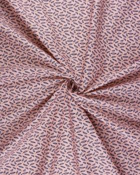 Hoja Coated Cotton Pink - Tissushop