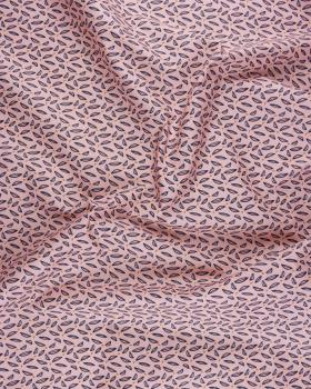 Hoja Coated Cotton Pink - Tissushop