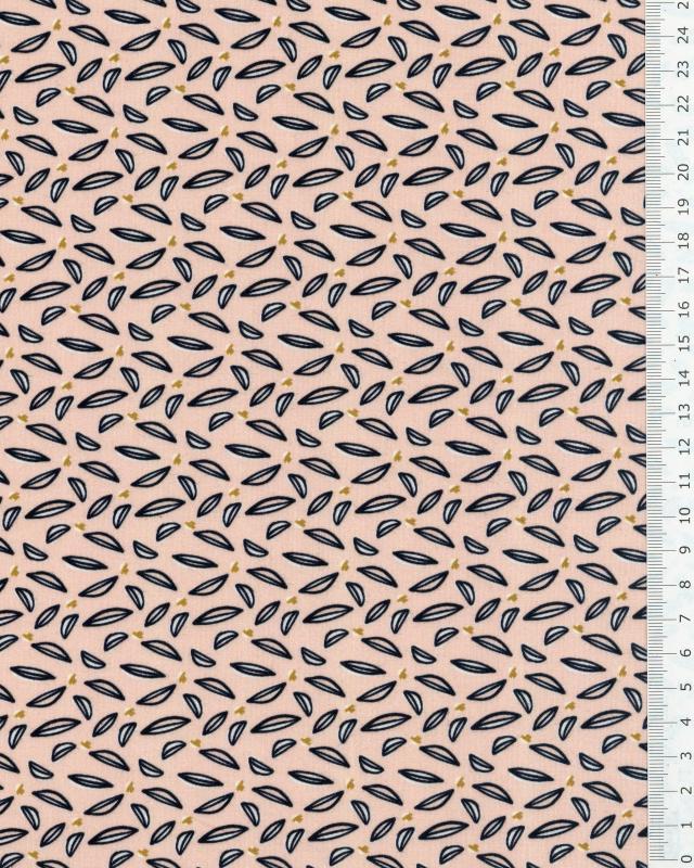 Hoja Coated Cotton Pink - Tissushop
