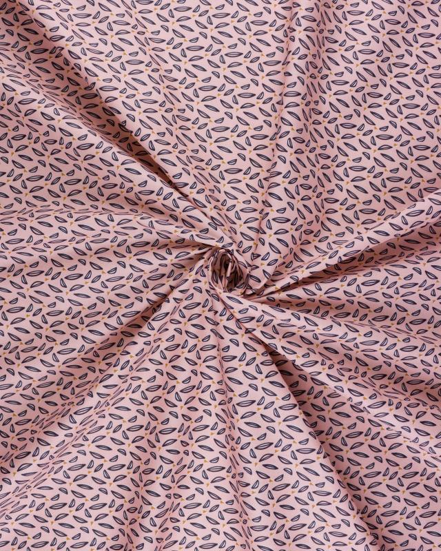 Hoja Coated Cotton Pink - Tissushop