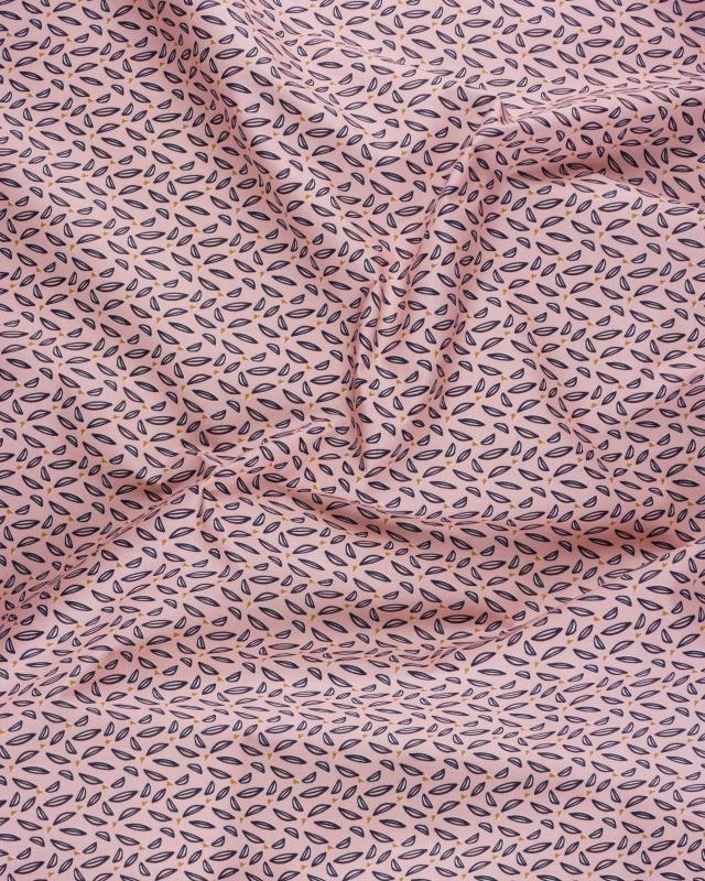 Hoja Coated Cotton Pink - Tissushop