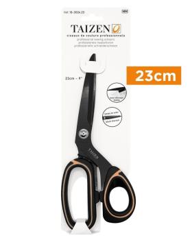 Ciseaux de couture professionnels Taizen 23 cm - Acier Black Titanium - Tissushop