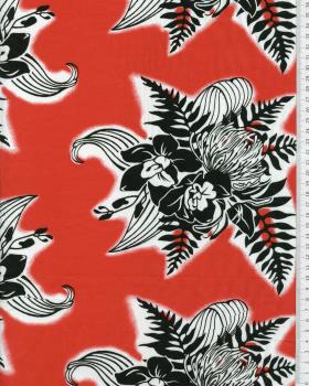 Polynesian Fabric ENOA Red - Tissushop