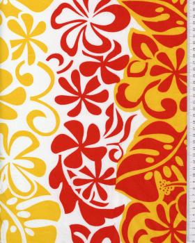Polynesian Fabric EIMEO Red - Tissushop