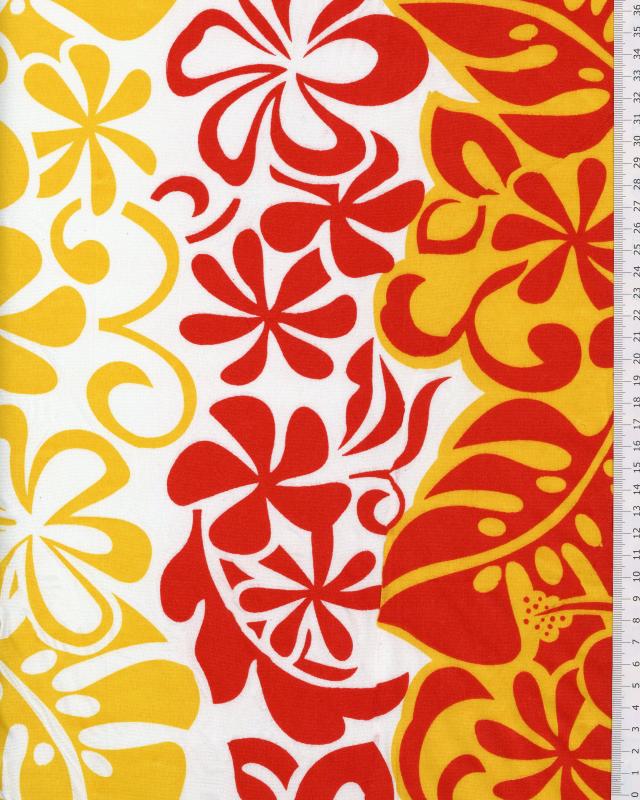 Polynesian Fabric EIMEO Red - Tissushop