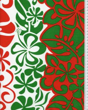 Polynesian Fabric EIMEO Green - Tissushop