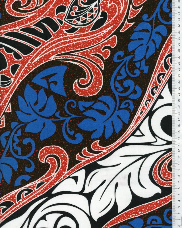 Polynesian Fabric VAIRANI Red - Tissushop