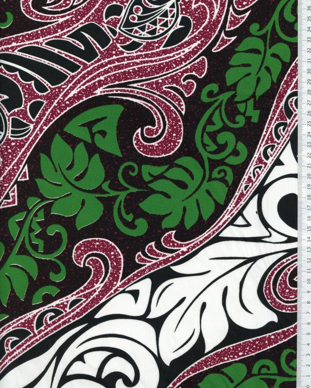 Polynesian Fabric VAIRANI Purple - Tissushop