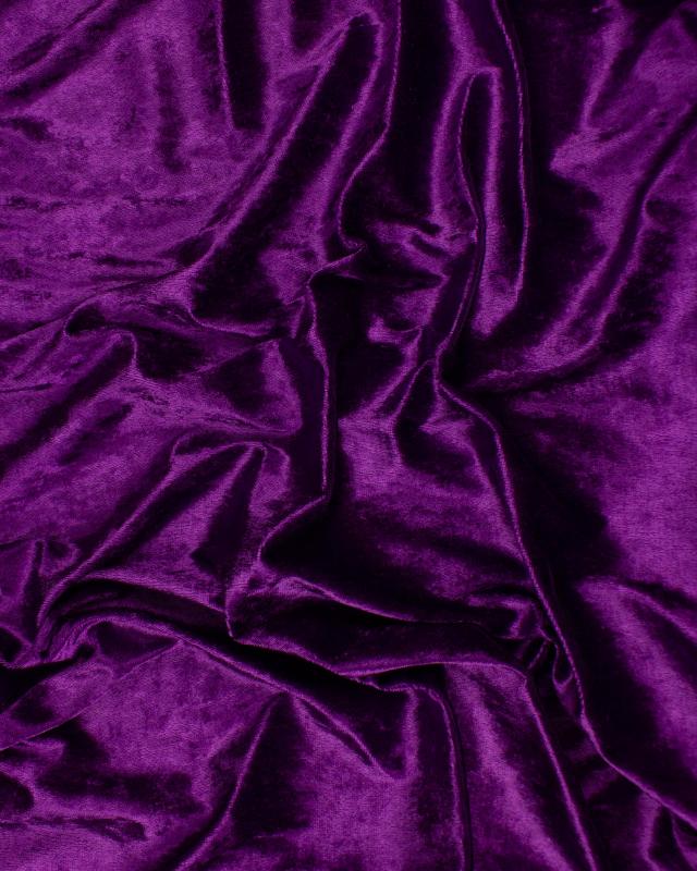 Panne de Velours Violet - Tissushop