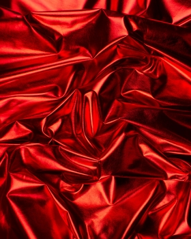 Lycra Foiled Red - Tissushop