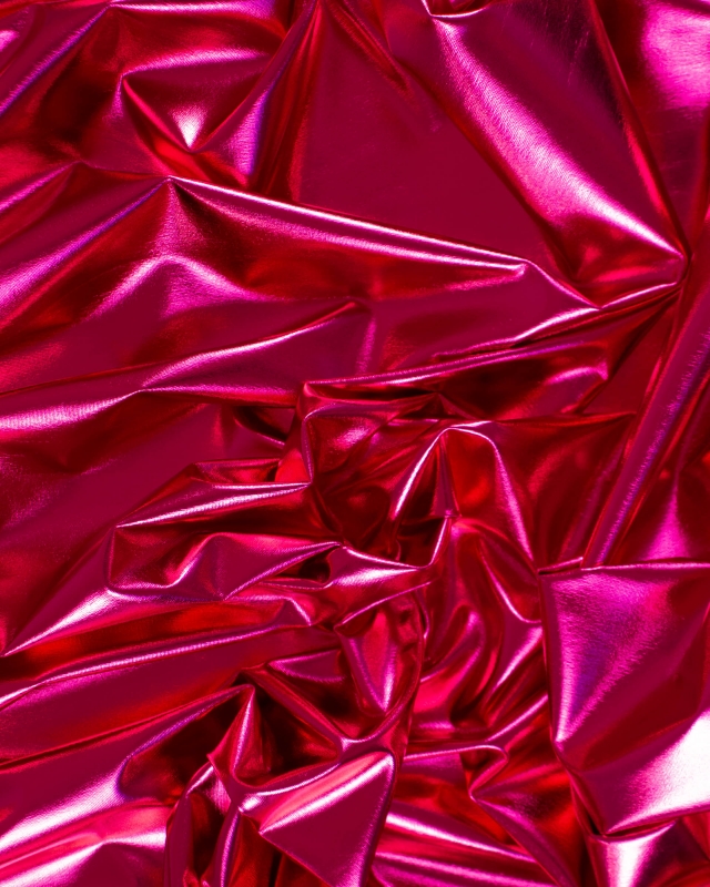 Lycra Foiled Fuchsia - Tissushop