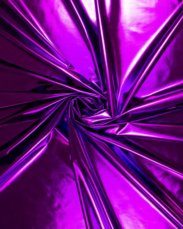 Lycra Foiled Purple - Tissushop