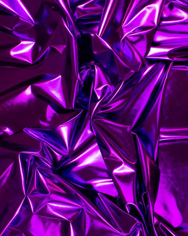 Lycra Foiled Purple - Tissushop