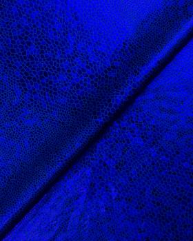 Lycra Imitation Serpent Bleu - Tissushop