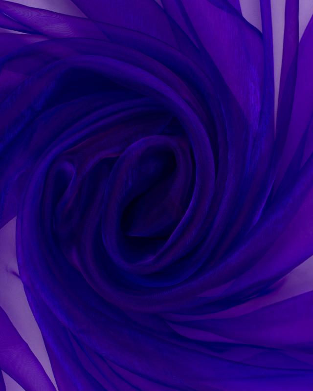 Plain Organza Purple - Tissushop