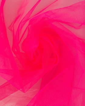 Stiff Mesh Fluorescent Pink - Tissushop