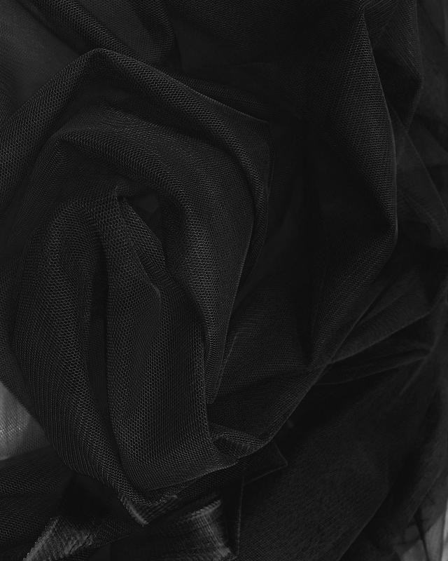 Plain Soft Tulle Black - Tissushop