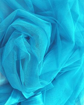 Plain Soft Tulle Turquoise Blue - Tissushop