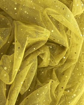 Glitter Soft Mesh Yellow - Tissushop