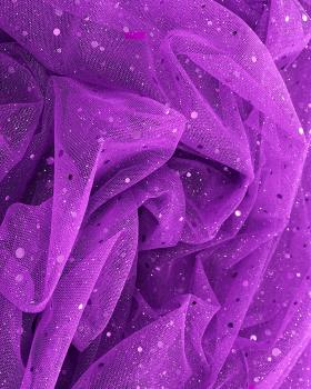 Glitter Soft Mesh Purple - Tissushop
