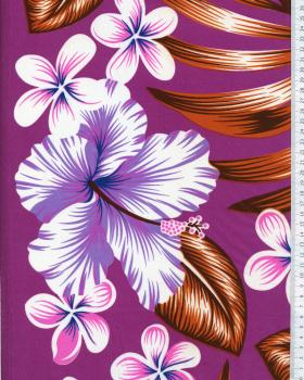 Polynesian Fabric AVERA Purple - Tissushop