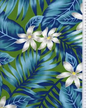 Polynesian Fabric ANAPA Turquoise Blue - Tissushop